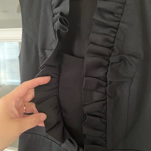 Ted Baker Mini dress -  ruffle collar - size 1 - US 4 - Picture 3 of 9